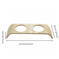 Tilted Ceramic Feline Bowls Neck-Friendly Double Pet Bowl Stand Dishwasher Safe