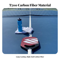 Paddle Racket Super-Lightweight Carbon Fiber Paddle Racket Thermoformed for Competitive Athletes, Adults, Competition, Tournament Play, Training
