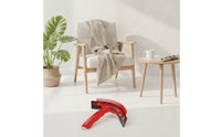 Two-sidedSided Horse Scraper with Comb Curved Curry Comb with Scraper Non-Slip Shedding Blade with Loop Lightweight for Pet Groomers