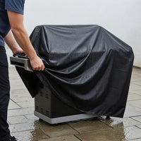 Barbecue Grill Cover Tailored Outdoor Grill Cover Black Weather Protector for Outdoor Use