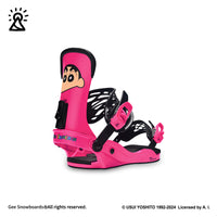 Gee snowboards蜡笔小新正版联名滑雪板固定器单板男女