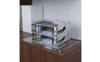 1:64 Scale Parking Garage Model  Realistic Details Japanese Parking Building Model USB Powered  Car Display Case for Desk