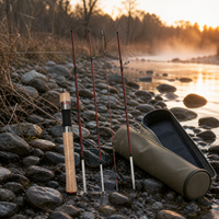Portable Ultralight Spinning/Casting Rod for Travel and Stream Fishing