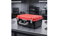 Hard Carrying Case Safeguarding Hard Case with Handle Storage Box Heavy Duty Shockproof for Technicians, Travel, Field Work