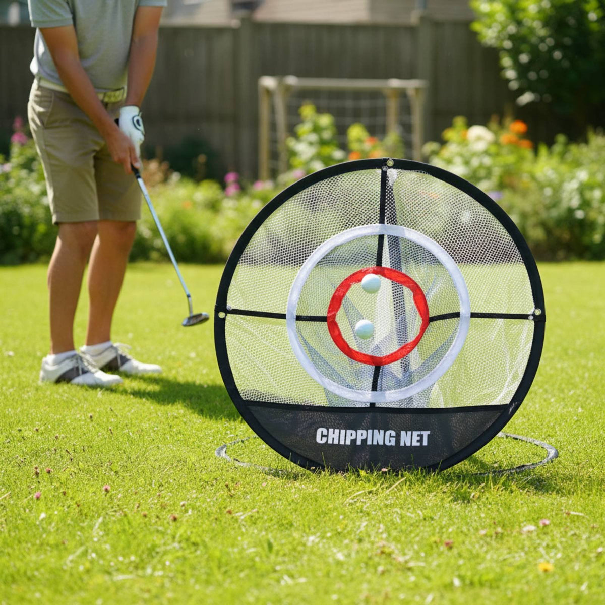 Golf Chipping Net Quick Setup Portable Swing Lightweight Athletic Gear for Beginners