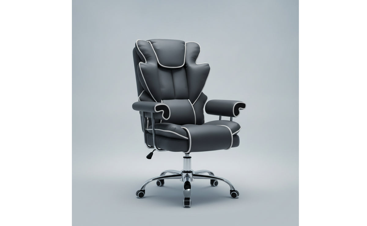 Reclining Office Chair High-Back Gaming Chair Ergonomic Furniture for Gaming Hobbyists, Telecommuters, Study