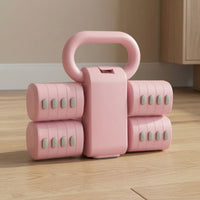 Adjustable Dumbbell Compact Handheld Fitness Weight with Removable Blocks Detachable Dumbbells for Home Workouts