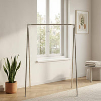 Foldable Clothes Clothes-Aerating Rack Metal Frame Telescopic Clothes-Aerating Rack No Tools Freestanding Clothes Dryer for Travel