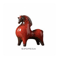 Tang Horse Figurine Symbol of Good Fortune Tang Design Horse Ornament