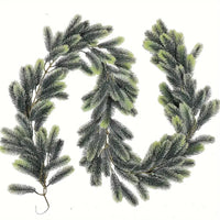 Artificial Pine Cypress Christmas Garland PE Vine with Pine Needles for Door Hanging
