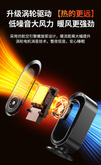 230V伏暖风机桌面取暖器中国香港英国浴室办公室卧室电暖器电暖炉