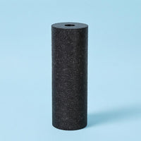 Textured Mini Foam Roller Hollow Handheld Massage Column Black Cylindrical Foam Roller Food Grade Expanded Polypropylene