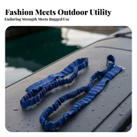 Kayak Paddle Leash Anti-Loss Boat Paddle Safety Rope Elastic Oar Tether Sturdy Bungee Tool Lanyard Sturdy Duty
