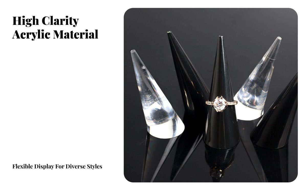 Acrylic Band Stand Transparent Acrylic Band Display Jewelry Display Prop Lightweight Clear Jewelry C Individual Long-Lasting