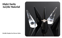 Acrylic Band Stand Transparent Acrylic Band Display Jewelry Display Prop Lightweight Clear Jewelry C Individual Long-Lasting