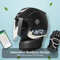 3/4 3C Certified 3/4 Open Face Helmet Four-Season Use Sheltering Headwear for Motorcyclists, City Riding, Commuting