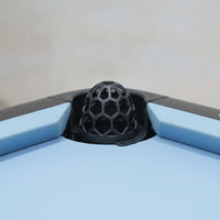 6 Pieces Plastic Billiard Table Pocket with Mounting Base Easy to Install Billiard Net Basket Practical Pool Table Net Basket Lightweight for Children