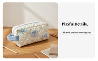 Bowknot Stationery Case Versatile Large Capacity Pencil Case Large Capacity Pen Bag for School
