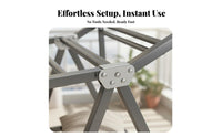 Foldable Clothes Dehydrating Rack Space-Saving Foldable Laundry Stand Heavy Duty Freestanding Clothes Horse for Apartment Dwellers, Balcony, Indoor