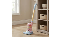 Clear Chamber Toy Vacuum Cleaner Colorful Beads Upright Toy Vacuum Plastic Cartoon Details