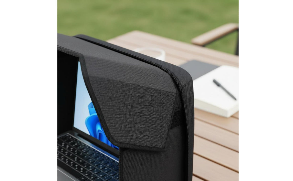 Waterproof Laptop Privacy Screen Hood Portable Design Computer Sun Hood Case Laptop Sun Shade for Mobile Workers, Digital Nomads, Students, Outdoor, Travel, Public Areas