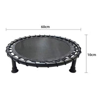 Indoor Mini Trampoline for Kids and Adults, Quiet, Basketball Theme
