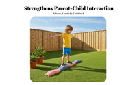 Physical Skills Development Sensory Balance Path Non-Slip Design Balance Beam Stepping Stone Set Endless Configurations Modular Stepping Blocks Lightweight & Portable for Toddlers, Preschoolers, Kindergarten, Outdoor, Playroom