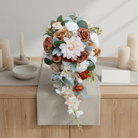 Long-Lasting Keepsake Cascading Wedding Flower Arrangement Elegant & Romantic Teardrop Flower Arrangement Ready to Use