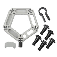 Grip Training Handle with Mounting Post Rigid Strength Training Handle Hand Gripper Adjustable Exerciser Non-Slip for Climbers