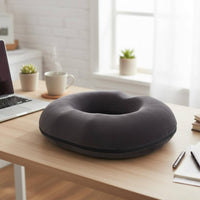 Viscoelastic Foam Seat Pad Breathable Textile Coccyx Pad Viscoelastic Foam Circular Pillow Removable Cover Chair Pad