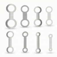 8 Pieces Saxophone Pad Leveling Tool Flat Sax Pad Leveler Easy to Use Instrument
