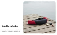 Automatic Inflation Life Belt High Buoyancy Waist Worn Flotation Belt Portable Inflatable Waist Pack PFD for Adults, Swimmers, Swimming, Fishing