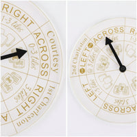 Mahjong Tracker Disc Acrylic Charleston Passing Guide Tool Round for Beginners