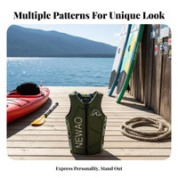 Flotation Vest Lightweight Individual Flotation Device Kayak Flotation Vest Ergonomic Fit Aquatic Activities Vest Long-Lasting