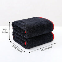 Twisted Loop Car Drying Towel, 40cm x 60cm Microfibre Towel for Car Washing, Anti-Scratch Microfiber Cloths for Rapid Single-Pass Vehicle Drying