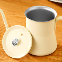Precise Flow Control Gooseneck Coffee Kettle Anti-Rust Gooseneck Kettle Ergonomic Handle Hand Pour-over Coffee Pot Easy to Clean for Baristas, Home Brewers, Cafe, Office