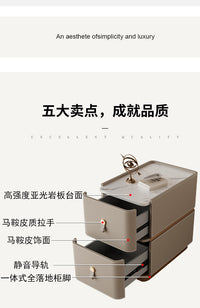 2025新款创意迷你小型全实木床头柜简约现代轻奢卧室超窄30床边柜 整装（无需安装开箱即用） L-18(卡其色）拆包即用