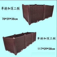 家用蔬菜种菜盆阳台长方形特大室外种植箱种菜箱家庭塑料花盆花槽