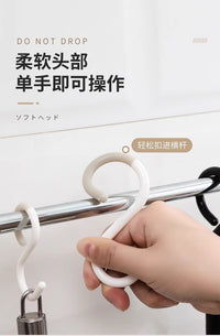 s型挂钩防掉多功能挂钥匙衣服帽子包包厨房浴室卫生间万能s型钩子