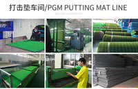 跨境热销 Golf Mat高尔夫打击垫 5x4ft室内高尔夫挥杆练习打击垫