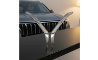 2 Pieces Grille Garnish Overlay Decorative Grille Accent Streamlined