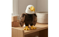 Bald Eagle Stuffed Embroidered Eyes Standing Eagle Stuffed Soft Long-Lasting
