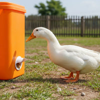 Reduces Waste Poultry Feeder Port Easy Installation Weight-Based Feed Port Rainproof Weight-Based Feed Kit for Outdoor, Backyard