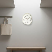 Silent Wall Clock Non Ticking Cream Wall Clock Decorative