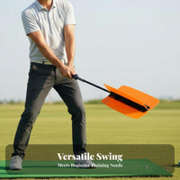Develops Strength Golf Swing Fan Increases Stroke Distance Golf Wind Resistance Practice Aid Easy Assembly for Golfers, Beginners, Home