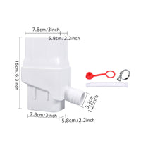 Smooth Finish Downpipe Diverter Stepped Design Plastic Rainwater Diverter Rectangular Shape Downspout Rain Collector