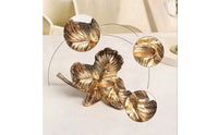 Candle Holder with Bird Nature-Avian Figure Tapered Candlestick Stand Shiny Tabletop Ornament for Dining Table