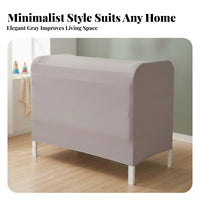 Nursery Accessory Gray Thickened Crib Dust Cover