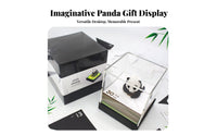 Unique Gift 3D Paper Art Calendar Exquisite Craftsmanship Panda Paper Sculpture Multi-Functional for Students, Adults, Home, School, Bedroom
