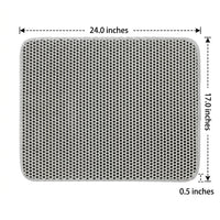 Cat Litter Mat with Double Layer Honeycomb Structure, EVA Cat Mat for Litter Trapping, Customizable Size Non-Slip Design for Home Indoor Pet Dog